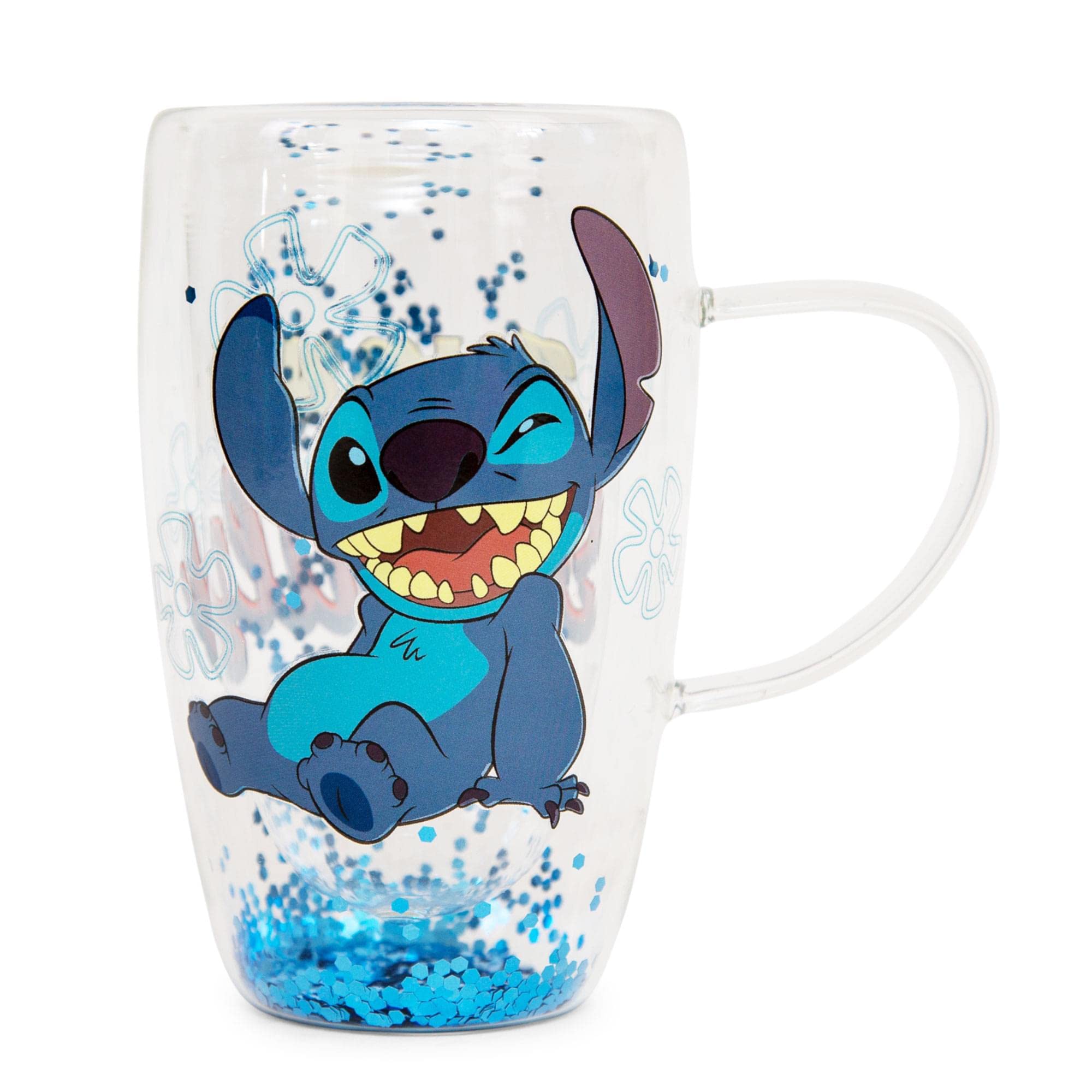 Amazon.com: Disney Lilo & Stitch Ohana Means Family Confetti Glass